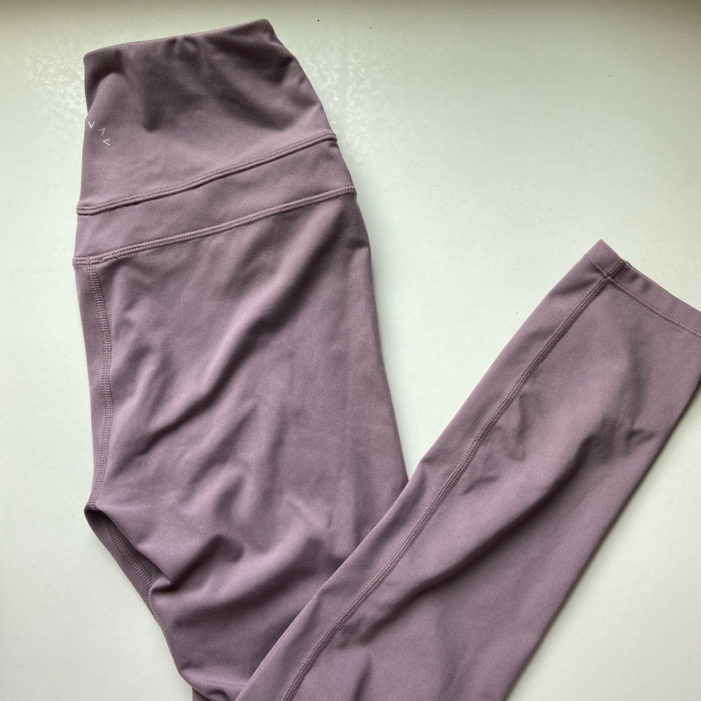Varley Mauve High-Waist Leggings
